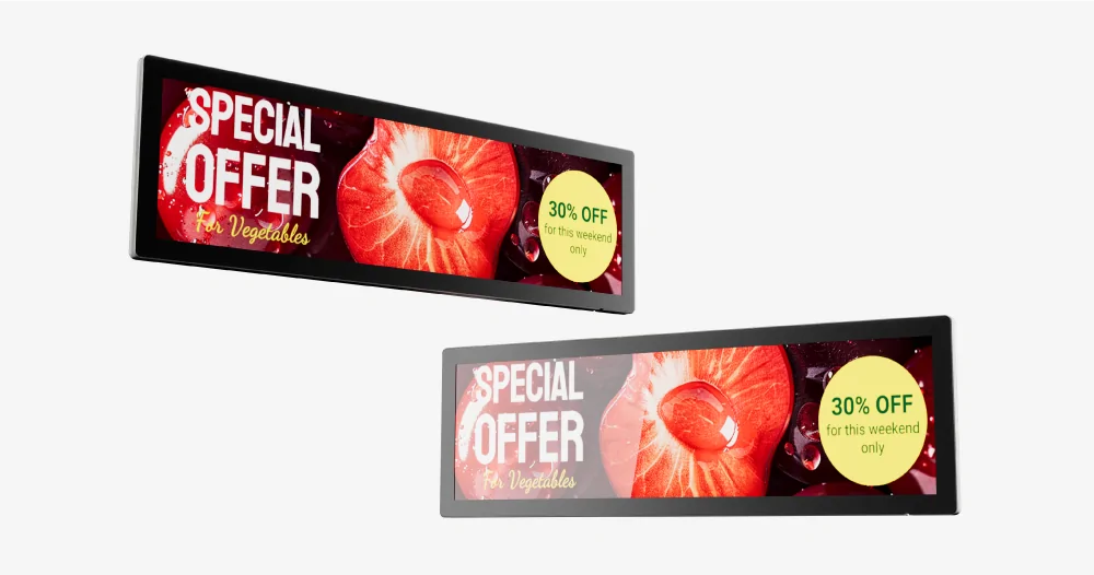 goxmart stretched display for digital signage