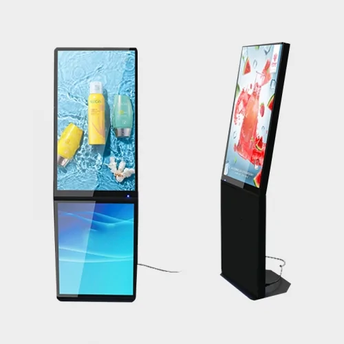 Indoor floor standing vertical LCD digital signage advertising kiosk