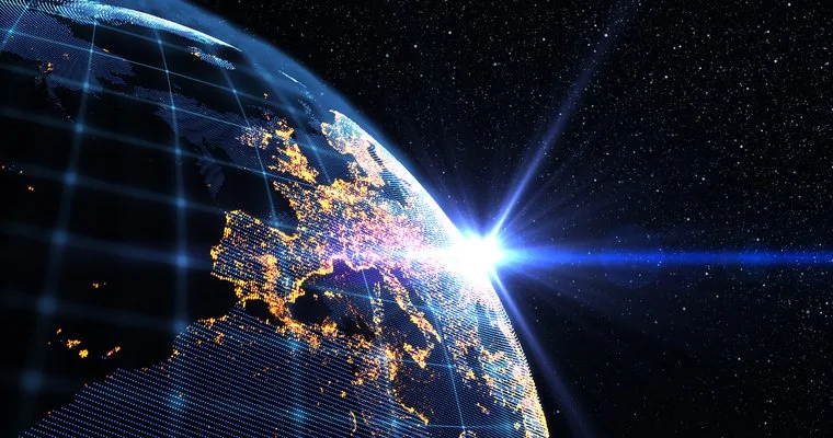 Global market growth background image for digital display and digital signage industry report