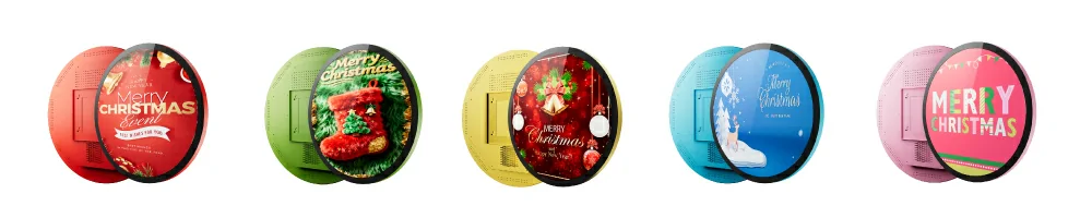 goxmart circular display customizable color options for the circular screen's exterior