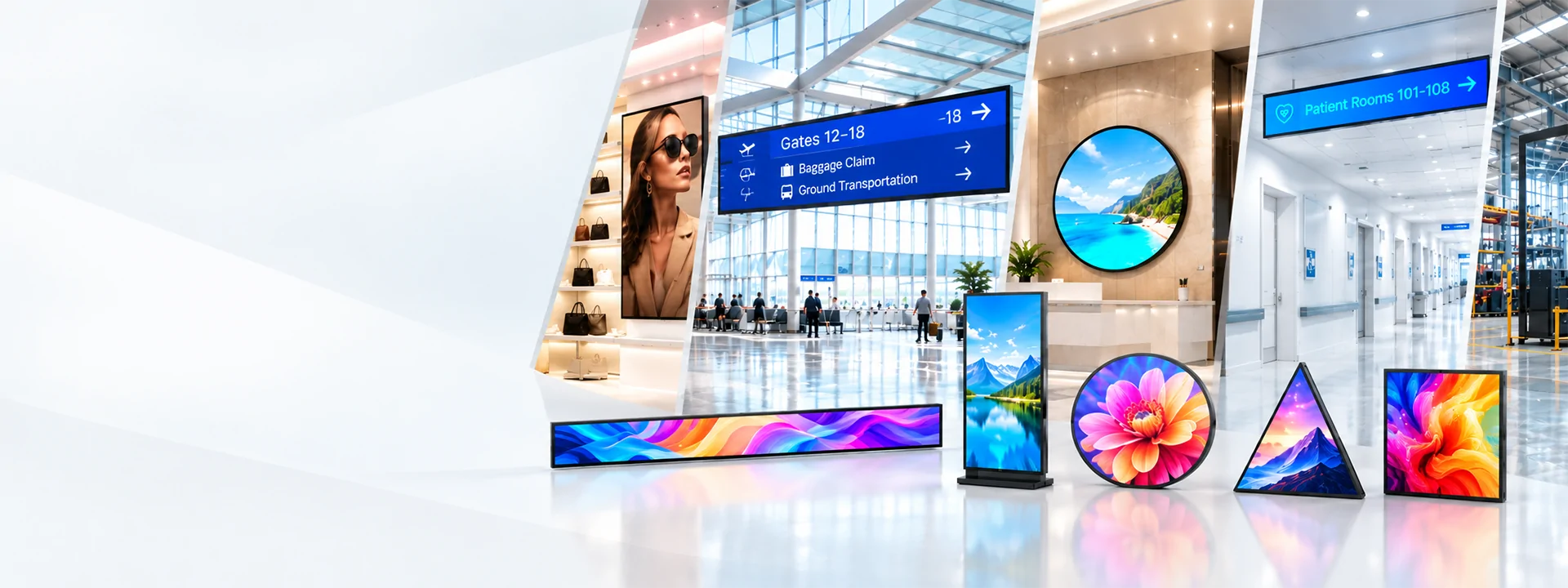 goxmart digital signage solutions for every space and commercial application