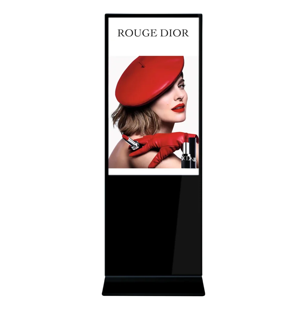 Floor standing advertising display digital signage for brand marketing