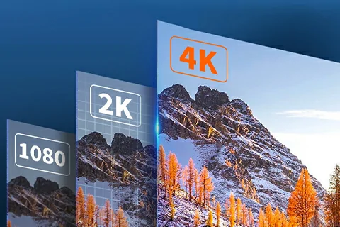 GoXmart 4K commercial digital signage display with high resolution image quality