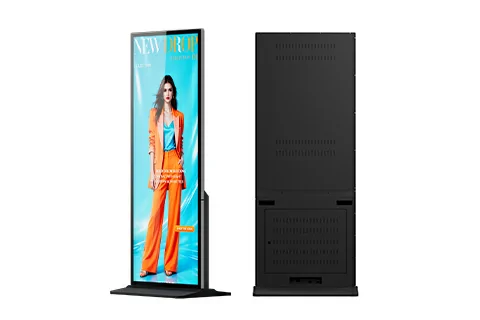 Goxmart full-screen digital signage floor standing installation