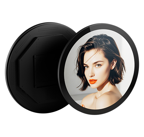 GoXmart round LCD display for creative digital signage solutions